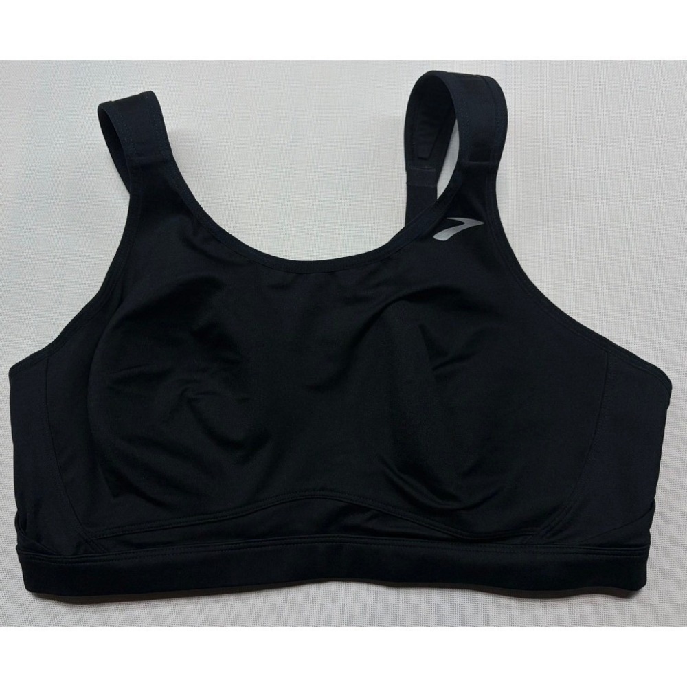 Brooks High Impact Sports Bra 38E Black Full Bust Supportive Running Bra - Picture 7 of 15